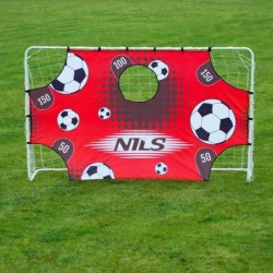 BR240P 2in1 SOCCER GOAL WITH NET AND TARGET PANEL NILS 