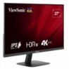 LCD Monitor VIEWSONIC VA2708-4K-HD 27" Panel IPS 3840x2160 16:9 60 Hz Matte 4 ms Tilt Colour Black VA2708-4K-HD