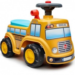 FALK Jeździk Car Yellow School Bus with a horn from 1 year