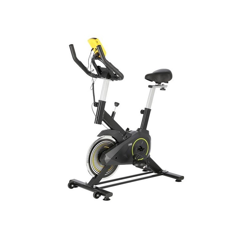 SW2501 YELLOW SPIN BIKE 7KG ONE FITNESS