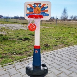 Баскетбольный набор WOOPIE Регулируемый 99–125 см + мяч + насос