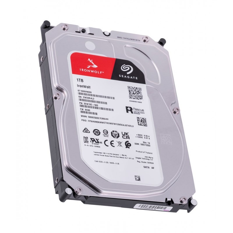 Seagate IronWolf ST1000VN008 internal hard drive 3.5" 1 TB Serial ATA III