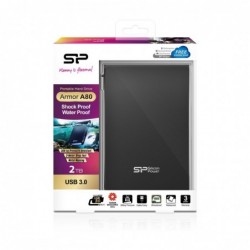 Silicon Power Armor A80 external hard drive 2000 GB Black