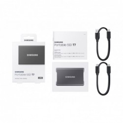 Samsung Portable SSD T7 2 TB USB Type-C 3.2 Gen 2 (3.1 Gen 2) Grey