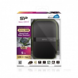 Silicon Power Armor A60 external hard drive 5000 GB Black, Green