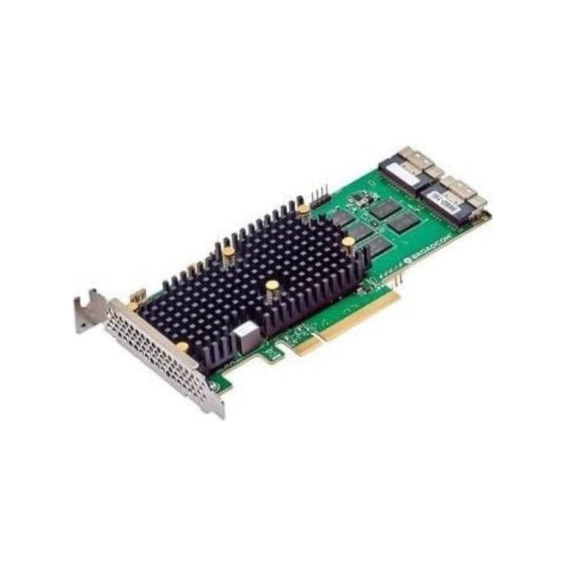 Broadcom 9660-16i interface cards/adapter Internal SAS, SATA, SFF-8654