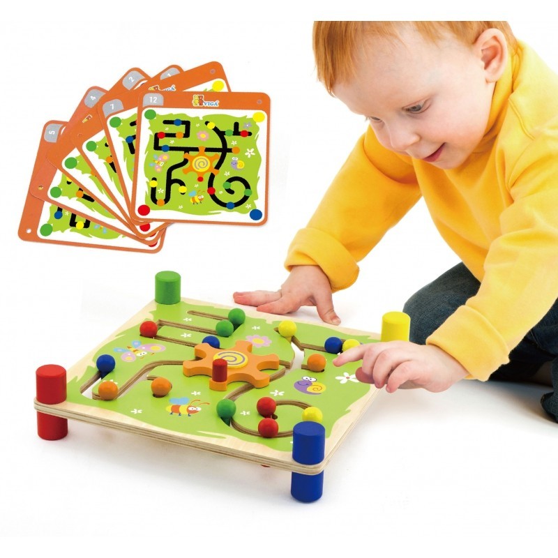 Wooden Educational Game Viga Toys Trop and Herring