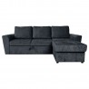 Corner sofa bed INGMAR anthracite