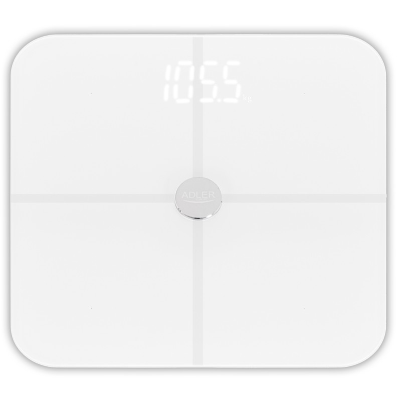 Adler Smart Bathroom Scale AD 8187 Maximum weight (capacity) 180 kg Accuracy 100 g Body Mass Index (BMI)