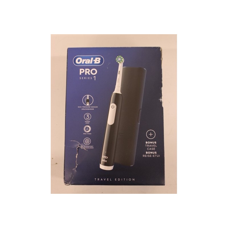 SALE OUT. Oral-B Pro Series 1 Electric Toothbrush, Black Oral-B Electric Toothbrush Pro Series 1 Rechargeable |