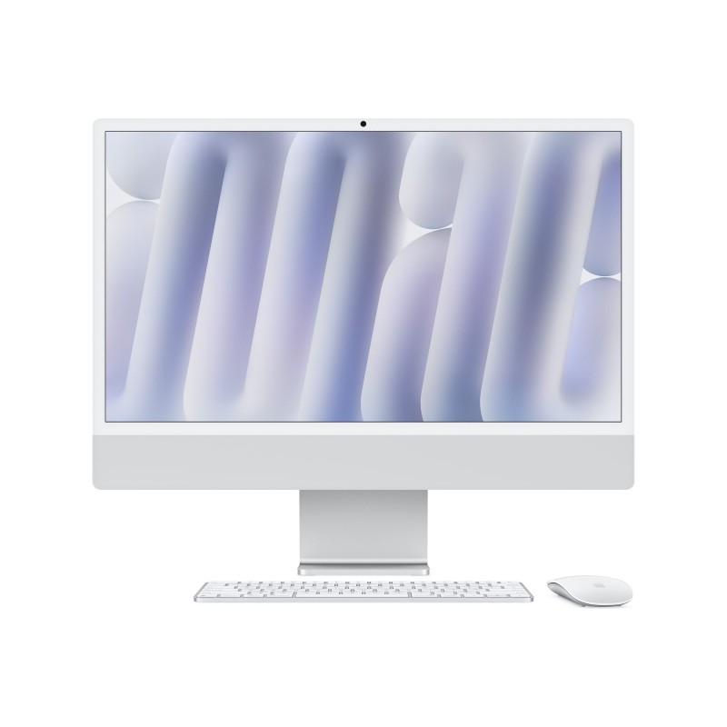 Apple iMac 24u201d 4.5K Retina Nano-texture Glass, Apple M4 10C CPU, 10C GPU/16GB/256GB SSD/Silver/SWE