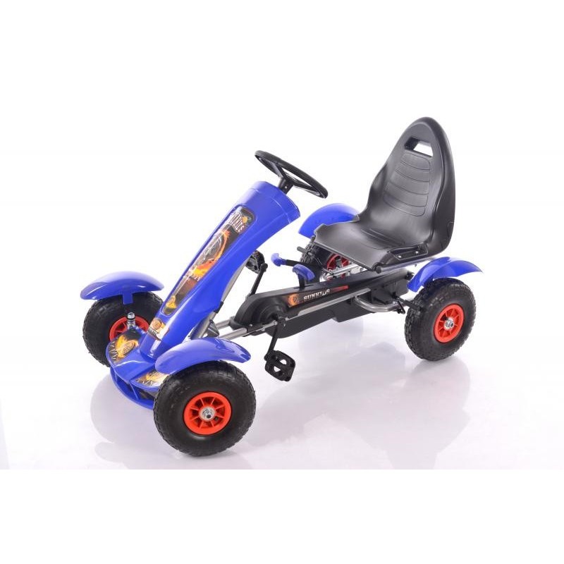 Velokart (Velomobile) Go-Kart F618 Blue (4-10 years)