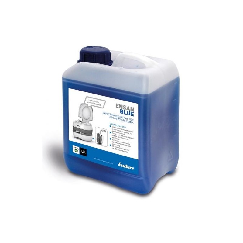 Enders Ensan Blue 5 litre Sanitation liquid for chemical toilets