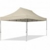 Pop Up Folding tent 3x4.5 m, with walls, Beige, X series, aluminum (canopy, pavilion, awning)