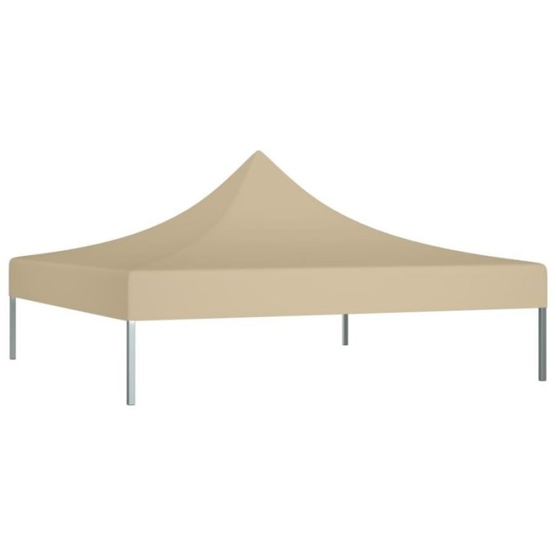 Canopy roof cover 2,92 x 2,92 m (beige colour, fabric density 160 g/m2)