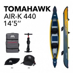 Two-seat inflatable kayak...