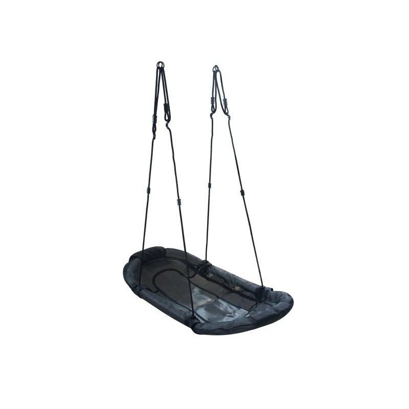 Nest swing Boat, oval 167x70 cm, black