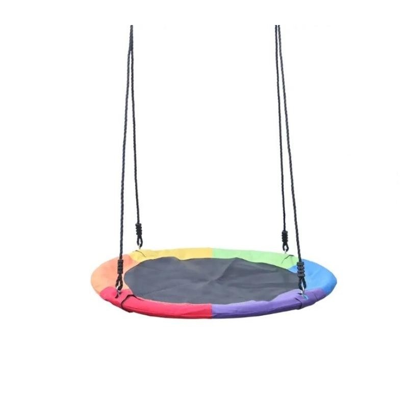 Childrens swing Stork nest Ø 100 cm, multicolored