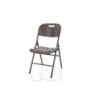 Folding chair with rattan design, 87x45x50 cm