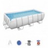 Bestway 56441 Power Steel Rectangular Pool Set