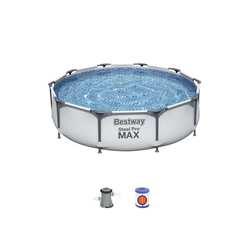 Frame pool Bestway Steel Pro Max Set 305х76 cm, with filter pump (56408)