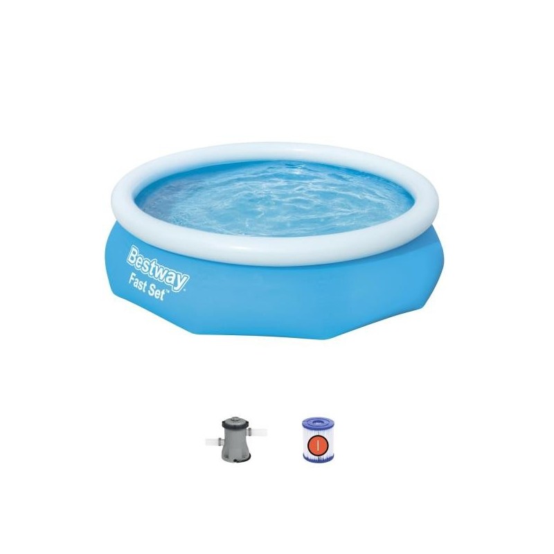 Бассейн Bestway Fast Set 305x76 см Pool Set, с фильтрующим насосом (57270)