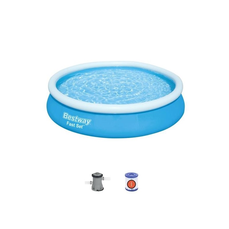 Бассейн Bestway Fast Set 366х76 см Pool Set, с фильтрующим насосом (57274)