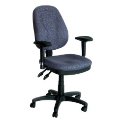 Task chair SAVONA dark blue