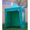 Pop Up Folding tent 2x2 m, with walls, Dark green, H series, steel (tent, pavilion, canopy)