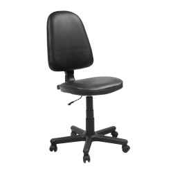 Task chair PRESTIGE black imitation leather