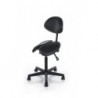 Stool for Master with Backrest Master Massage, black