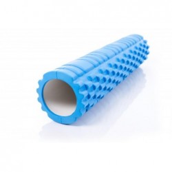 Massage Foam Roller Yoga Roller 14x62cm, blue