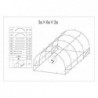 Arch Plastic Film Greenhouse 18m² (3х6m)