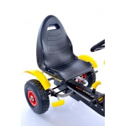 Velokart (Velomobile) Go-Kart F618 Yellow (4-10 years)