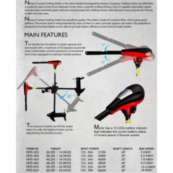 Лодочный электромотор NERAUS NRS 36x