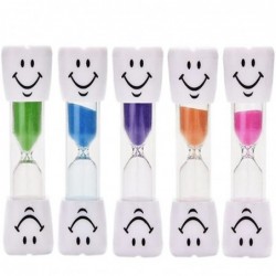 Hourglass Set of 5 Colored Smileys