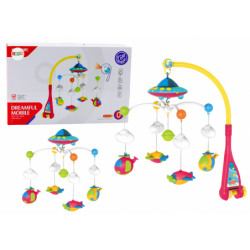 Crib Carousel for Baby Ufo Planes Projector 108 Melodies