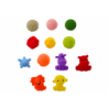 Soft Educational Bath Blocks 20 Pieces Animals Shapes