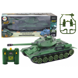 Remote Controlled Military Tank RC 1:28 Rotating Turret Green