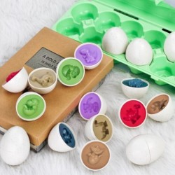 Educational Egg Sorter Set Dinosaurs Puzzle 12 Pieces