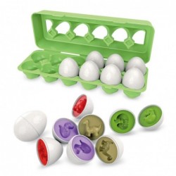 Educational Egg Sorter Set Dinosaurs Puzzle 12 Pieces