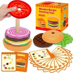 Wooden Hamburger 8 El Cards With Recipes 10 Pcs