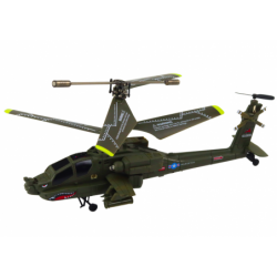 Apache Military Helicopter Remote Controlled RC Syma S109H Khaki