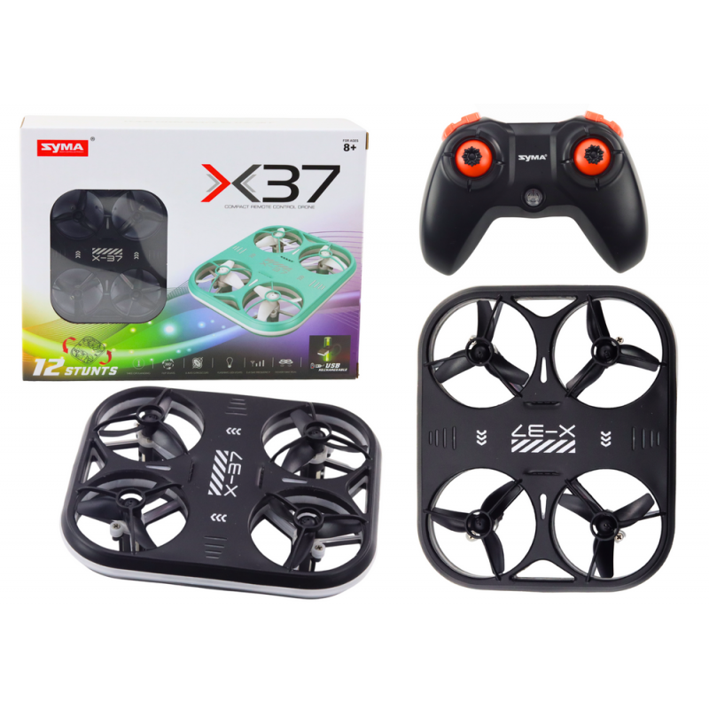 Remote Controlled RC Drone X37 Syma Black