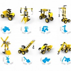 Конструктор WOOPIE Vehicles 8 в 1 STEAM Blocks