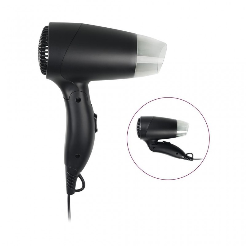 Tristar Travel Hair Dryer HD-2460 1200 W Number of temperature settings 2 Black