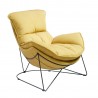 Armchair DIVA ocher yellow