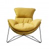 Armchair DIVA ocher yellow