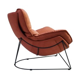 Armchair DIVA brick red