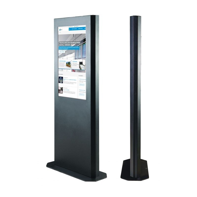 EDBAK IDS07.49 Indoor Infokiosk without glass for 49" monitor, Black EDBAK